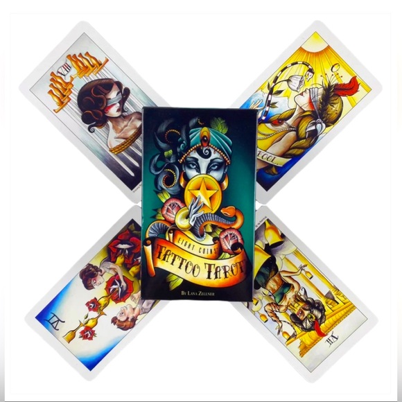 Other - Eight Coins “Tattoo” Tarot Deck Bundle